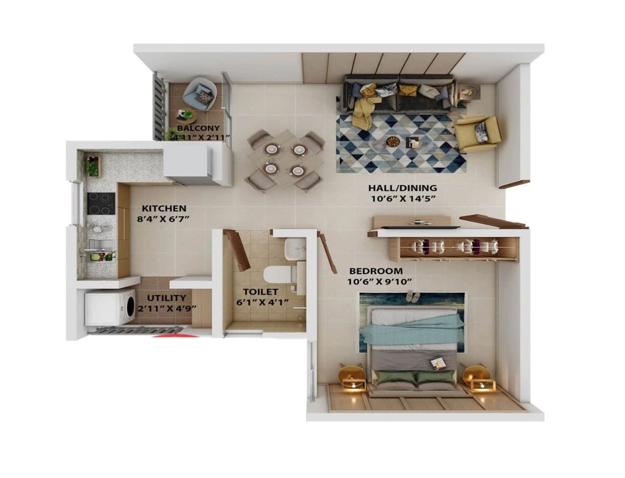 3,300 sq.ft 4 BHK villa floor plan at Inspira Trees of Life