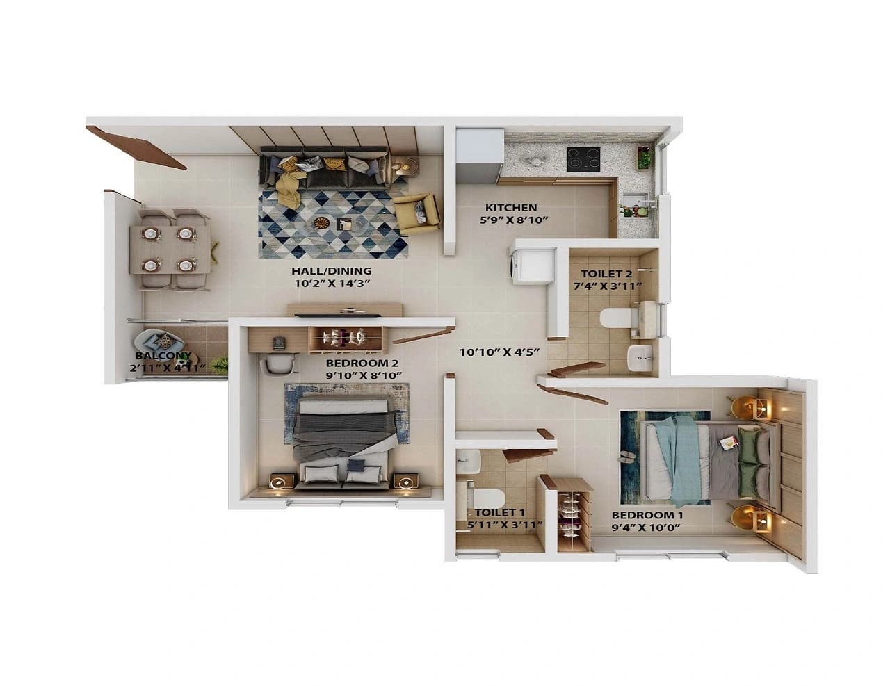 3,600 sq.ft villa floor plan at Inspira Trees of Life