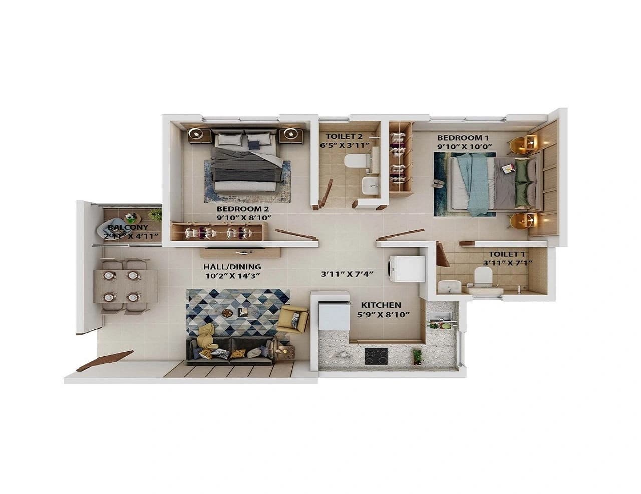 4,800 sq.ft 5 BHK villa floor plan at Inspira Trees of Life